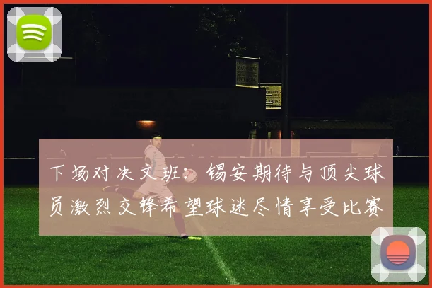 下场对决文班：锡安期待与顶尖球员激烈交锋希望球迷尽情享受比赛乐趣